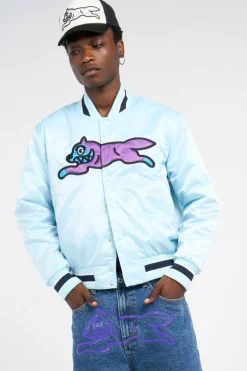 RUN DOG SATIN BOMBER - Bomber | Bleu