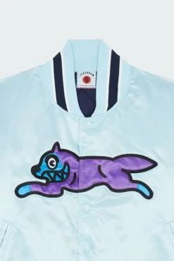 RUN DOG SATIN BOMBER - Bomber | Bleu