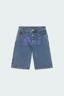 RUNNING DOG - Short | Bleu