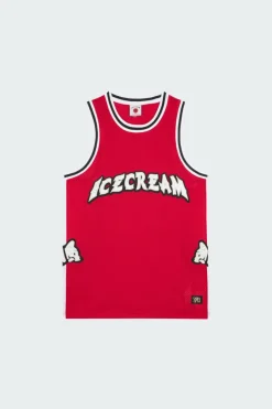 RUNNING PUPPY APPLIQUE - Débardeur | Rouge