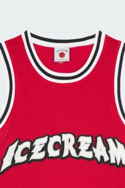 RUNNING PUPPY APPLIQUE - Débardeur | Rouge