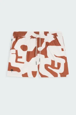 Russet Puzzlotec Swim Shorts - Short | Beige
