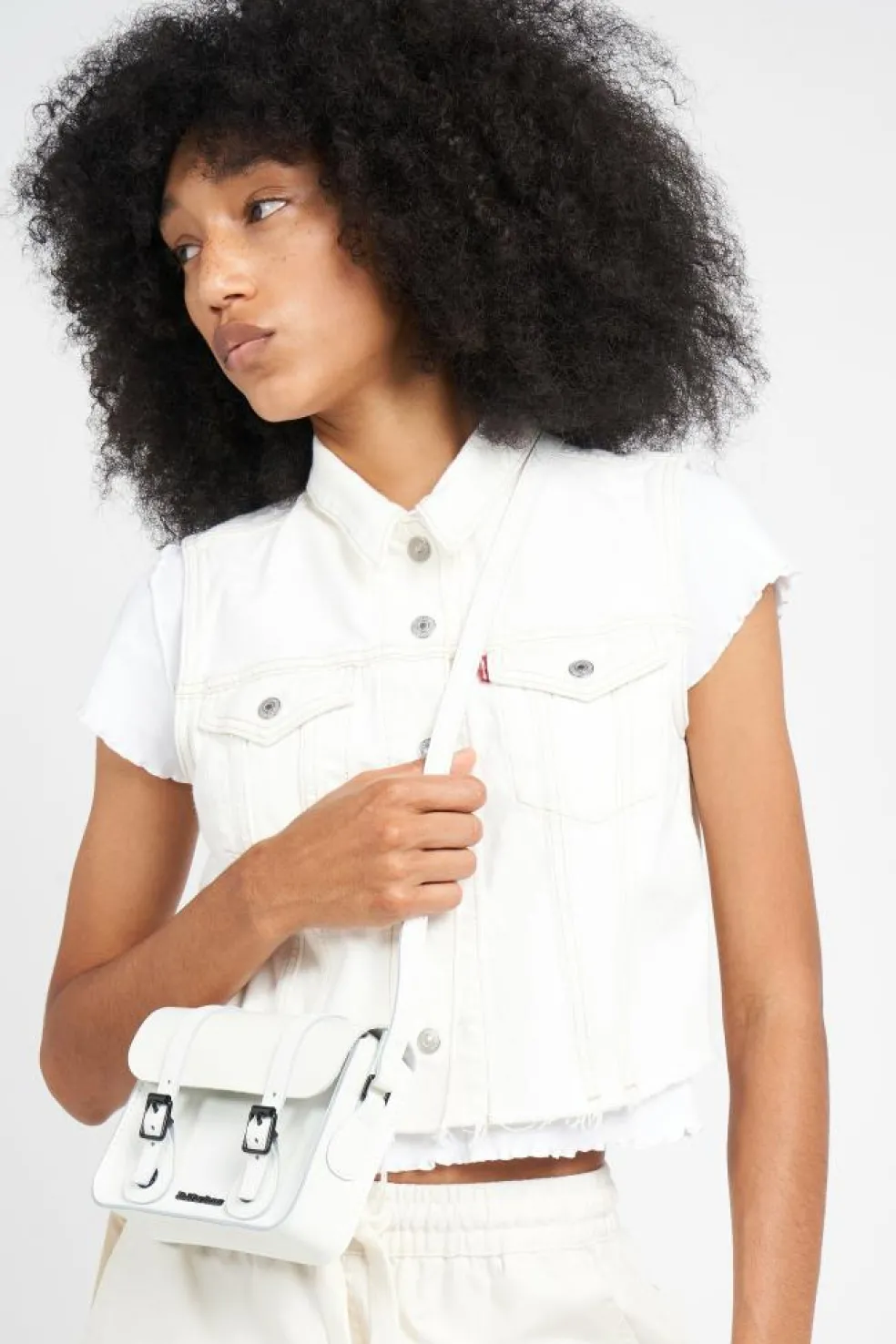 SAC SATCHEL WHITE - Sac bandoulière | Blanc