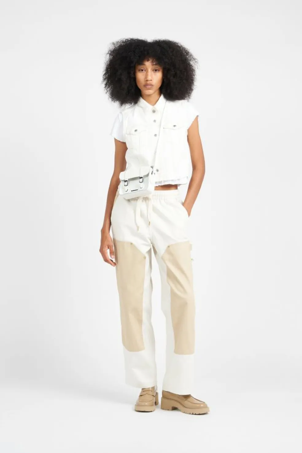 SAC SATCHEL WHITE - Sac bandoulière | Blanc