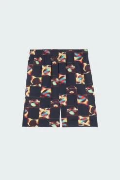 SAIKE CHECK - Short | Bleu