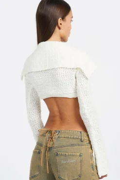 SAIL KNIT - Top | Blanc