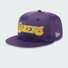 SATIN SCRIPT LOS - Casquette | Violet