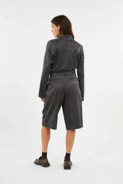 SATIN WASHED JKT - Veste | Noir