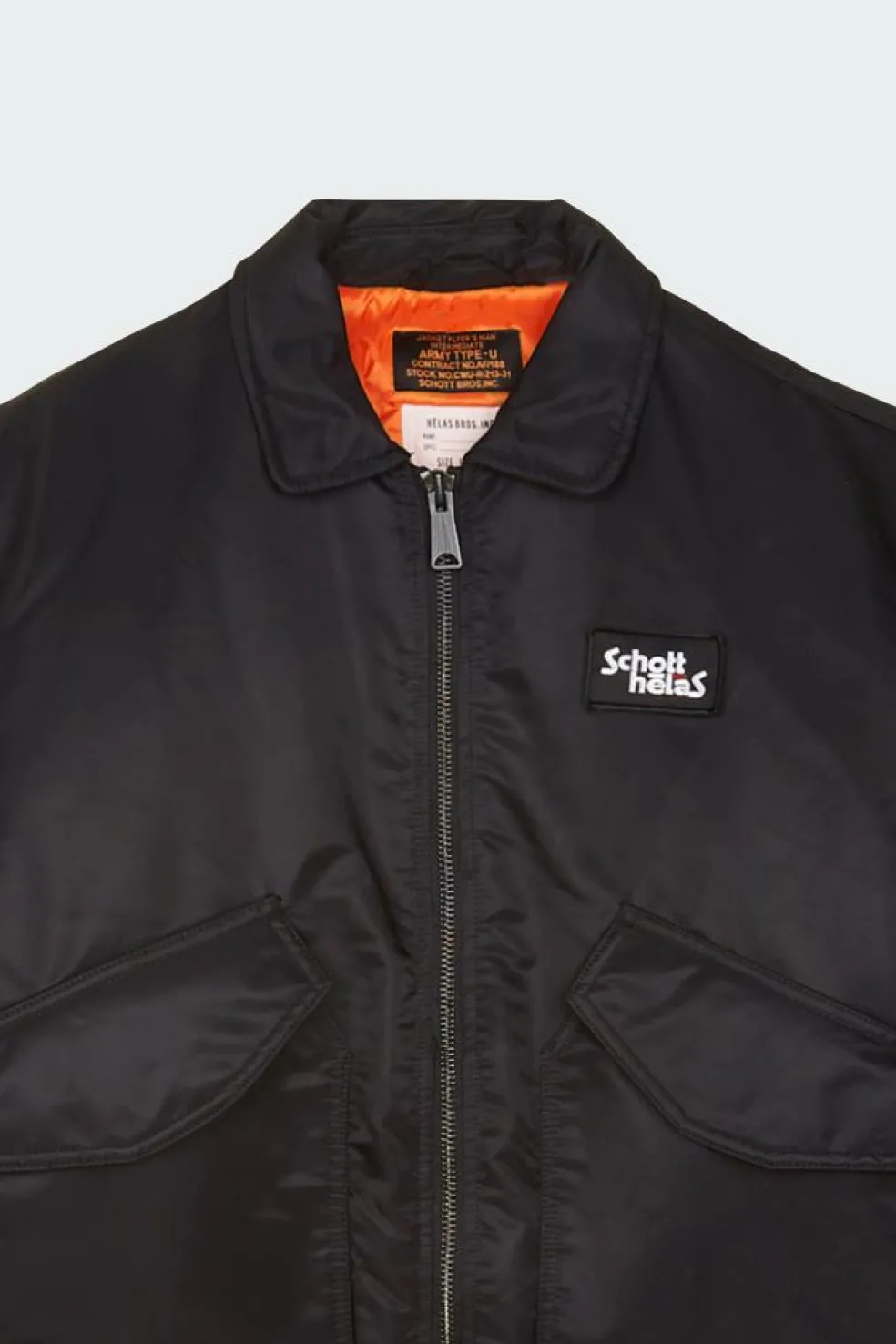 SCHOTT X HELAS - Bomber | Noir