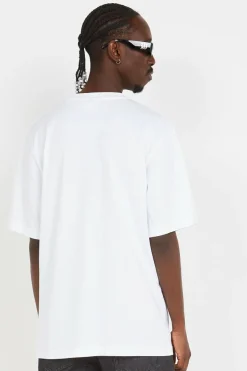 scratch logo ss t-shirt - T-shirt | Blanc