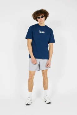 scratch logo ss t-shirt - T-shirt | Bleu