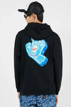 Screaming Foam Hand - Hoodie | Noir
