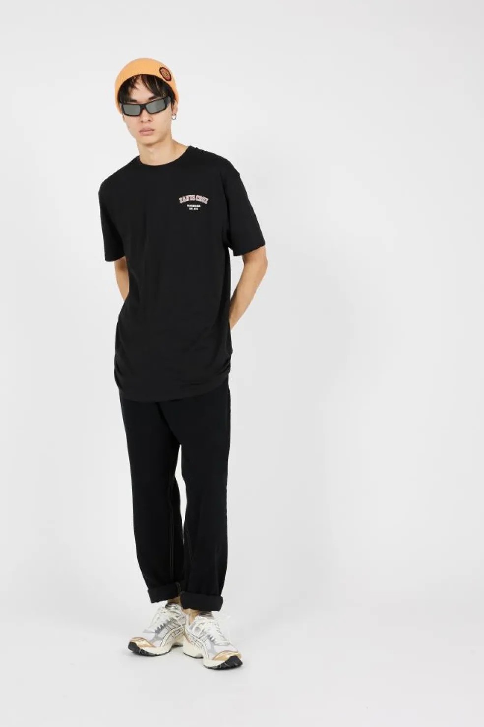 Screaming Foam Hand - T-shirt | Noir