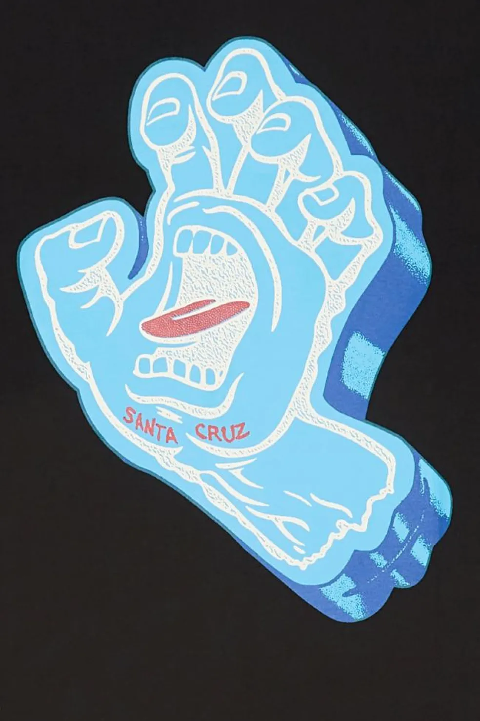 Screaming Foam Hand - T-shirt | Noir