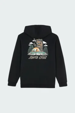 Screaming Grizzly Hood - Hoodie | Noir