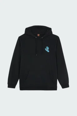Screaming Hand Chest Hood - Hoodie | Noir