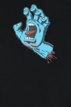 Screaming Hand Chest Hood - Hoodie | Noir