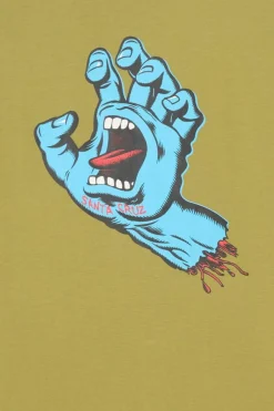 Screaming Hand Chest T-Shirt - T-shirt | Vert