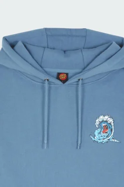 Screaming Wave Hood - Hoodie | Bleu