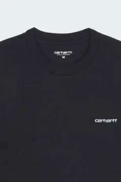 Script Embroidery - T-shirt | Noir