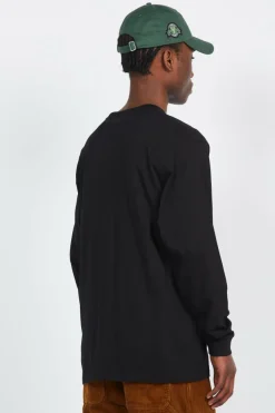 Script Embroidery - T-shirt | Noir