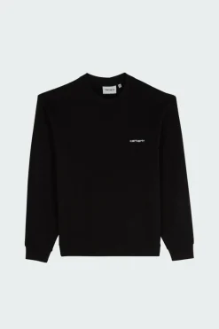 Script Embroidery Sweat - Sweatshirt | Noir