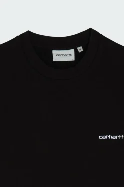 Script Embroidery Sweat - Sweatshirt | Noir