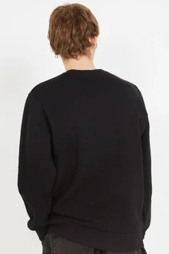 Script Embroidery Sweat - Sweatshirt | Noir