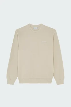 Script Embroidery Sweat - Sweatshirt | Beige