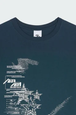 SERIAL PORT - T-shirt | Bleu