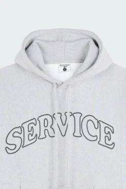 SERVICE ARCH LOGO HOODIE - Hoodie | Gris