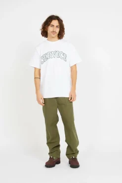 SERVICE ARCH LOGO TEE - T-shirt | Blanc