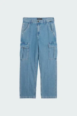 SERVICE CARGO LOOSE DENIM PANT - Jean | Bleu