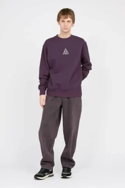 SET TRIPLE TRIANGLE CREW - Sweatshirt | Violet
