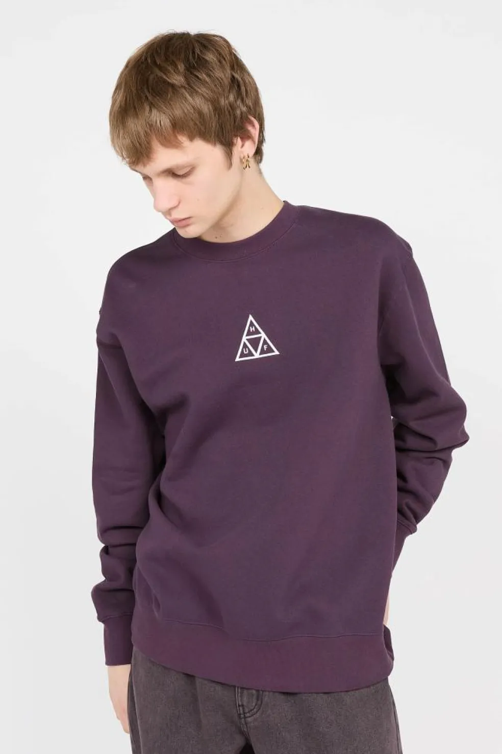 SET TRIPLE TRIANGLE CREW - Sweatshirt | Violet