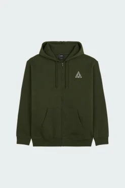 SET TT ZIP HOOD - Hoodie zippé | Vert