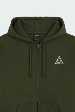 SET TT ZIP HOOD - Hoodie zippé | Vert