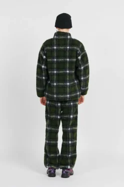 SHADOW PLAID SHERPA - Polaire | Vert