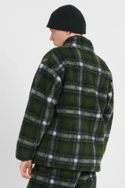SHADOW PLAID SHERPA - Polaire | Vert