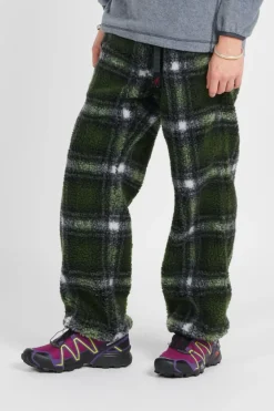 SHADOW PLAID SHERPA PANT - Jogging | Vert