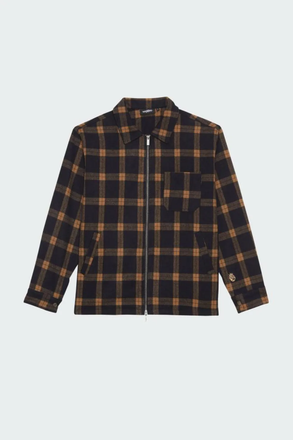 SHIRT ZIP FEELER CHECK - Veste | Marron