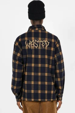 SHIRT ZIP FEELER CHECK - Veste | Marron