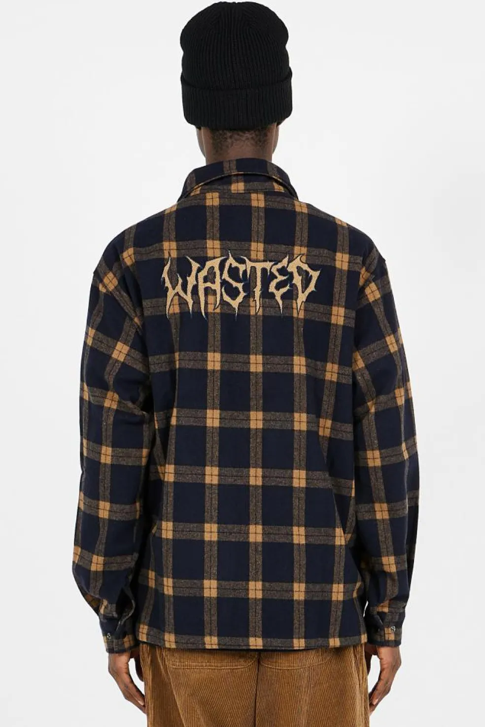 SHIRT ZIP FEELER CHECK - Veste | Marron