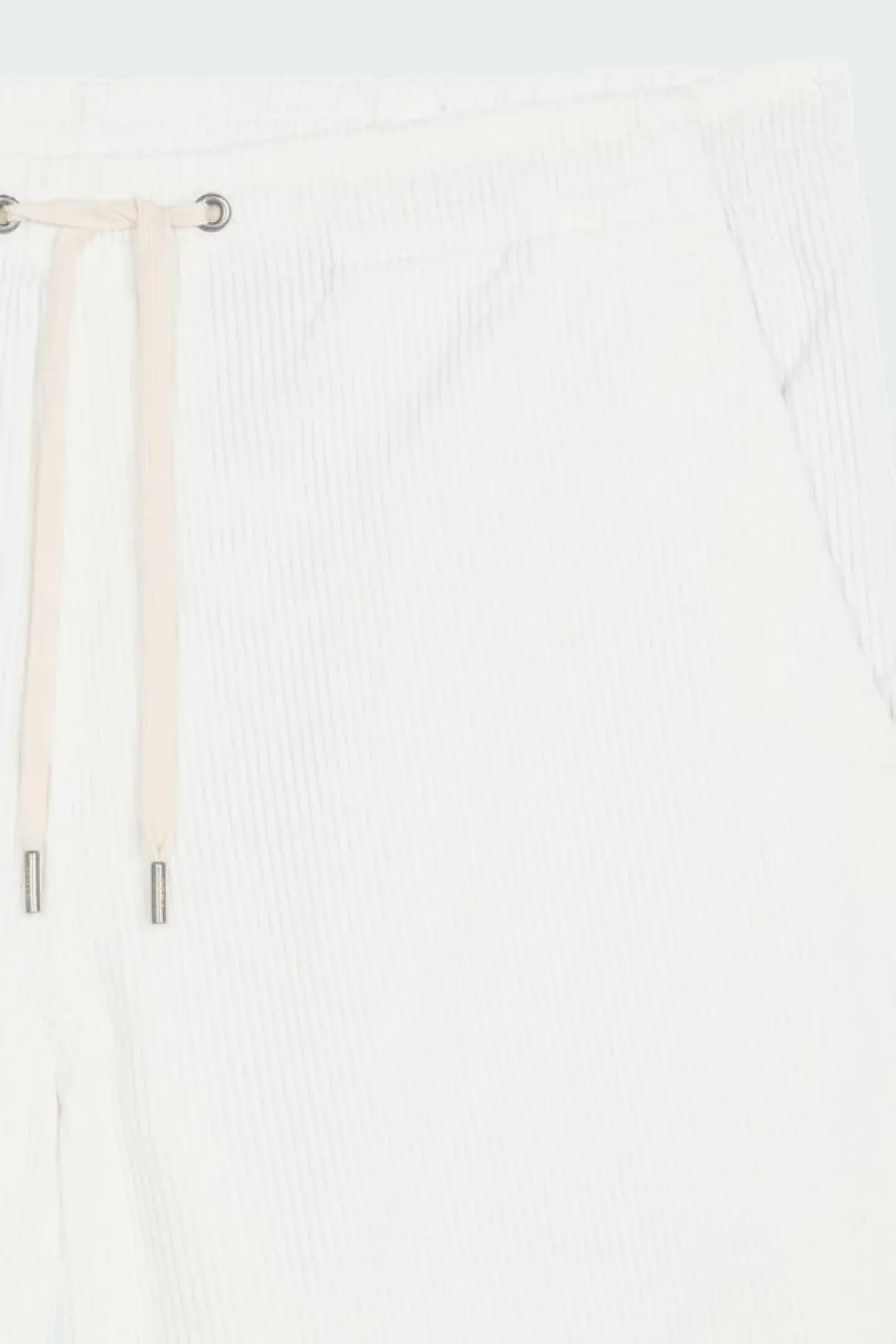 Short en velours | Blanc