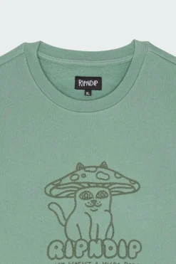 Shroom Cat Crewneck Sweater - Sweatshirt | Vert