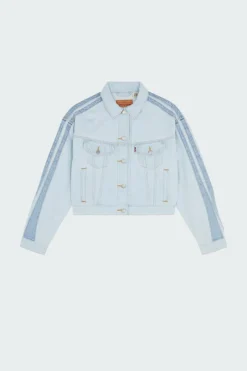 SHRUNKEN 90S STRIPE TRKR - Veste | Bleu
