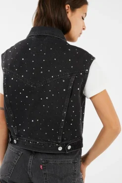 SHRUNKEN 90S VEST - Veste | Noir