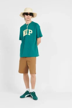 SINGLE KNEE - Short | Marron