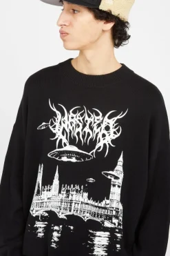 SKYLAB SWEATER - Pull | Noir