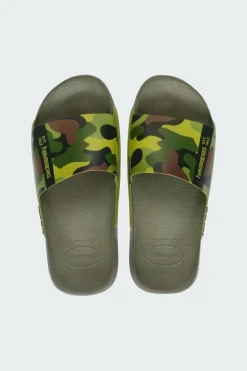 SLIDE PRINT - Claquettes | Vert
